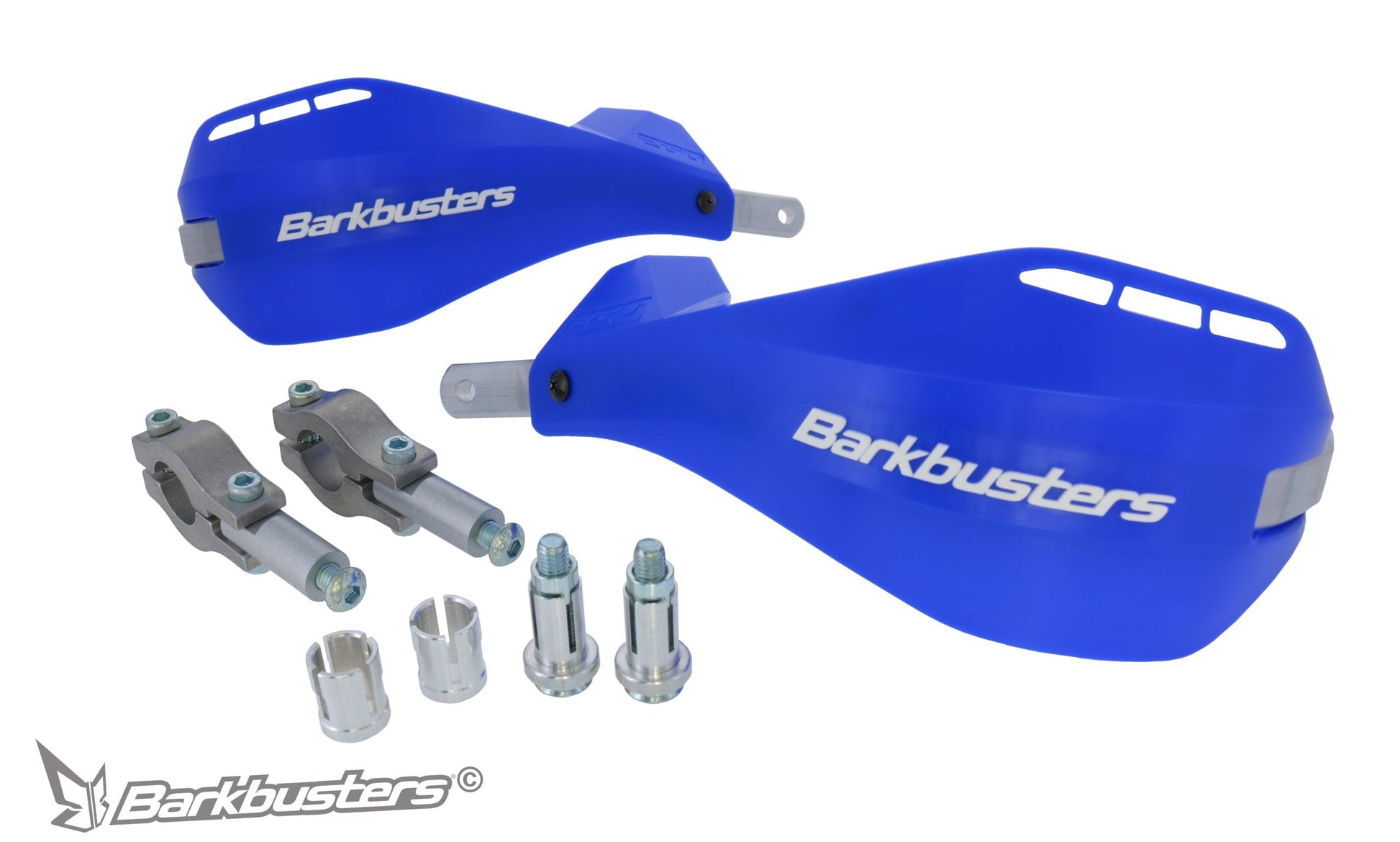 Barkbusters - BLUE EGO MINI HANDGUARD (STRAIGHT 22mm)