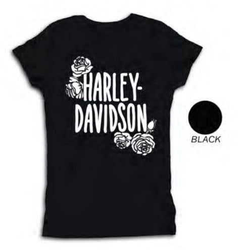 HARLEY-DAVIDSON YOUTH ROSES TEE