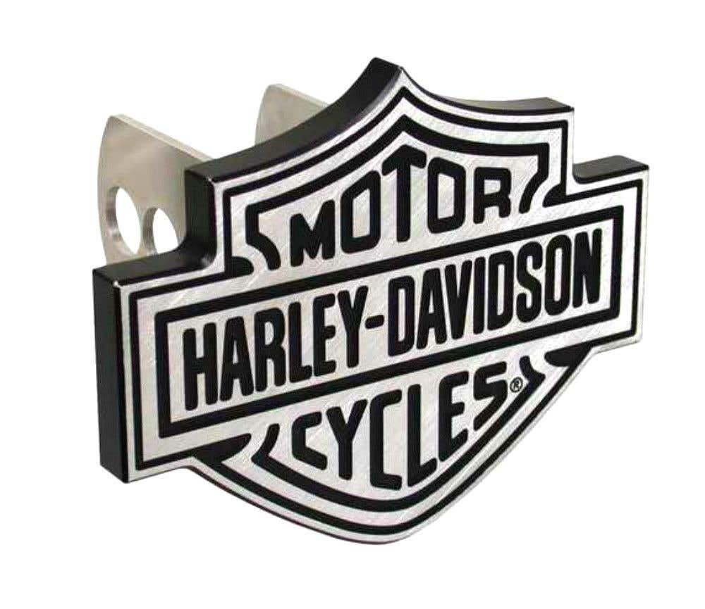 HARLEY-DAVIDSON HITCH PLUG BAR & SHIELD BRUSHED