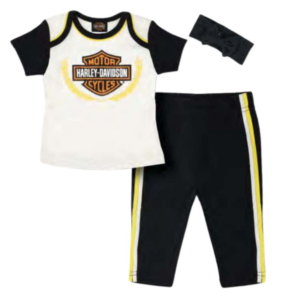 HARLEY-DAVIDSON YOUTH NEWBORN 3 PACK KNIT GIFT SET