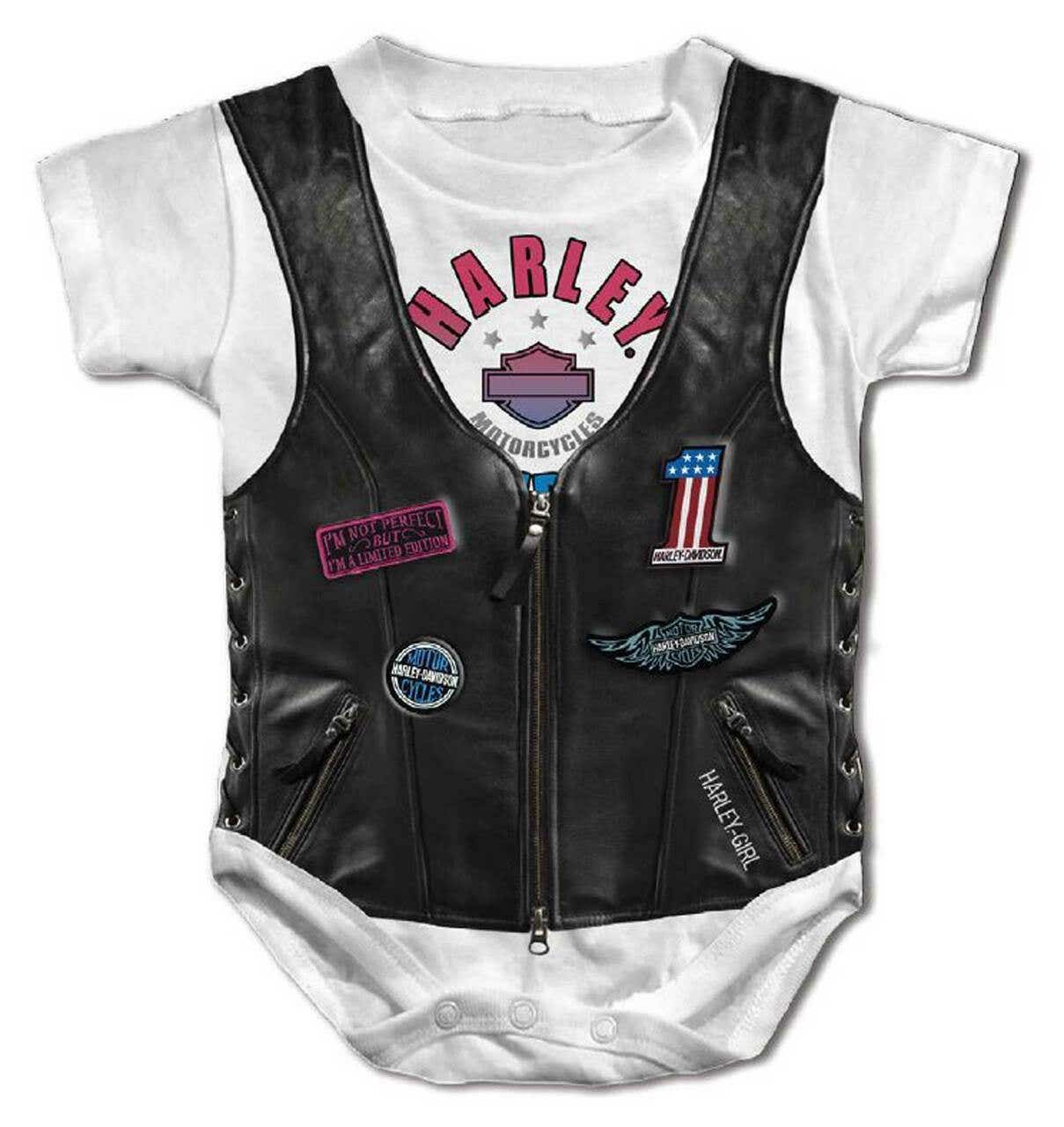HARLEY-DAVIDSON YOUTH CREEPER - PRINTED VEST