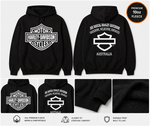 Harley-Davidson Men’s Bar & Shield Hoodie – Black | 10oz Premium Fleece | Exclusive Joe Rascal Back Print