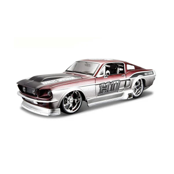 Harley-Davidson ® 1:24 Diecast Model Car - 1967 Ford Mustang GT