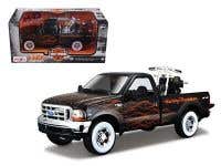 HARLEY-DAVIDSON 1:18 FORD F350 & FX5TB 32181 MAISTO 1:24