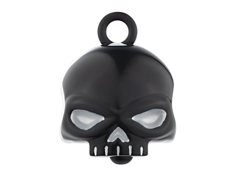 HARLEY-DAVIDSON WILLIE G SKULL RIDE BELL - BLACK