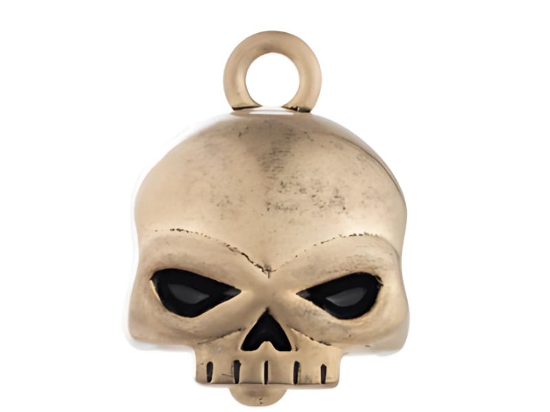 HARLEY-DAVIDSON WILLIE G SKULL RIE BELL - GOLD