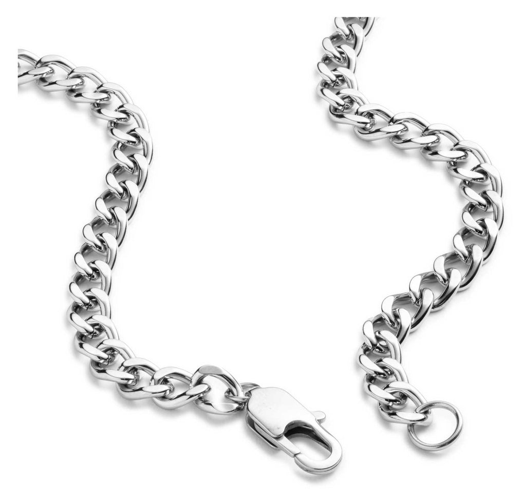 Harley-Davidson ® Men's 24 in. Bar & Shield Script Chain Necklace, Stainless Steel