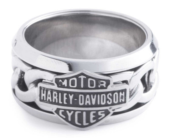 Harley-Davidson Bar and Shield Logo faux Chain Ring