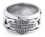 Harley-Davidson Bar and Shield Logo faux Chain Ring