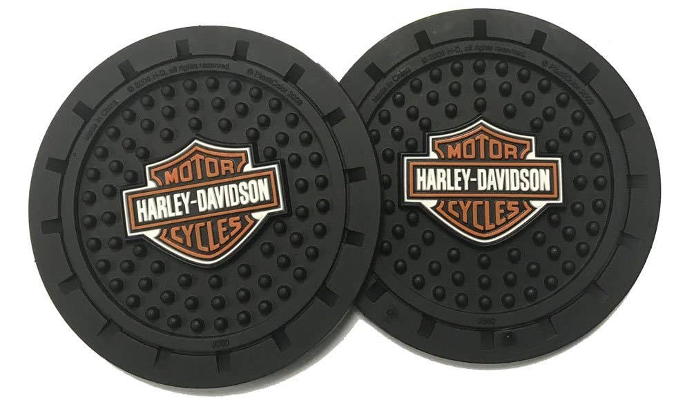 HARLEY-DAVIDSON CAR COASTER BAR & SHIELD 2 PC. SET