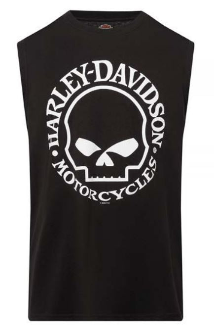 Joe Rascal  X Harley-Davidson Dealer wear - Willie G Muscle Top - Black