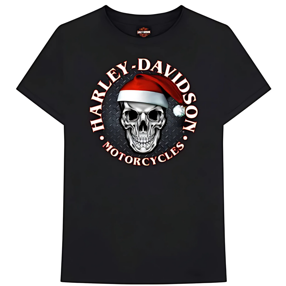 Harley-Davidson Mens Santa Skull Tee