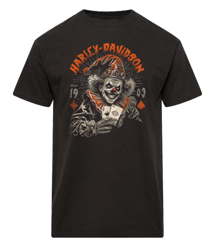 Harley-Davidson Joker Men's Short Sleeve T-Shirt - Black