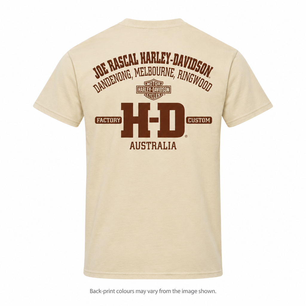 Harley-Davidson Whip Men's Short Sleeve T-Shirt - Sand
