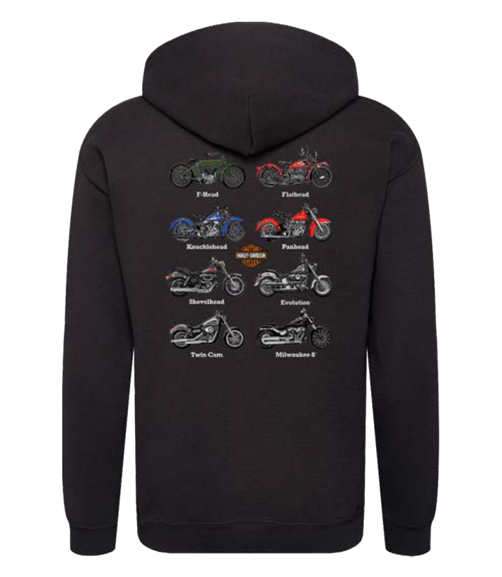 Harley-Davidson Greatest Hits Men's Pullover Hoodie - Black