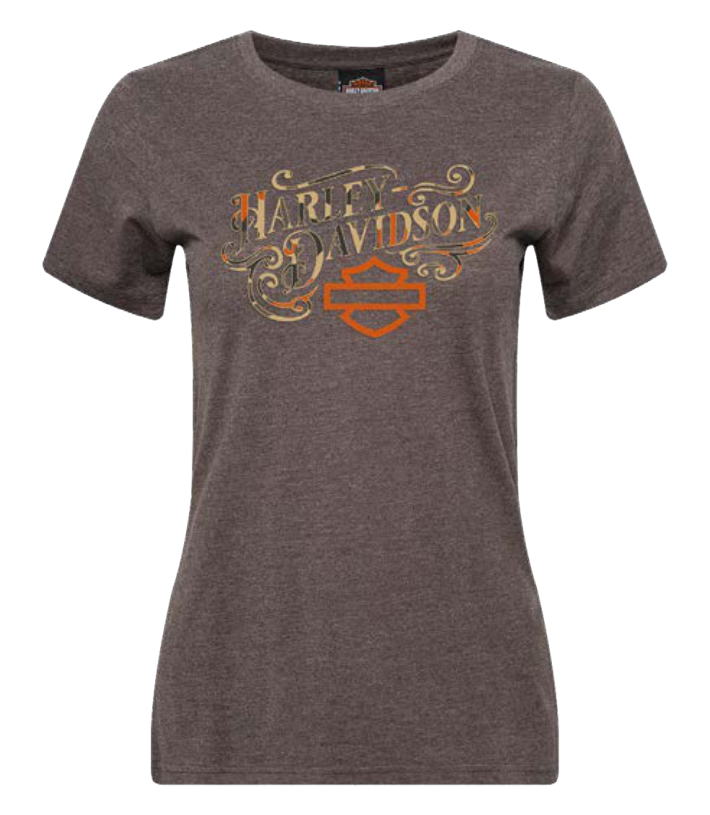 Harley-Davidson Huntress Women's Crew Neck T-Shirt - Nine Iron