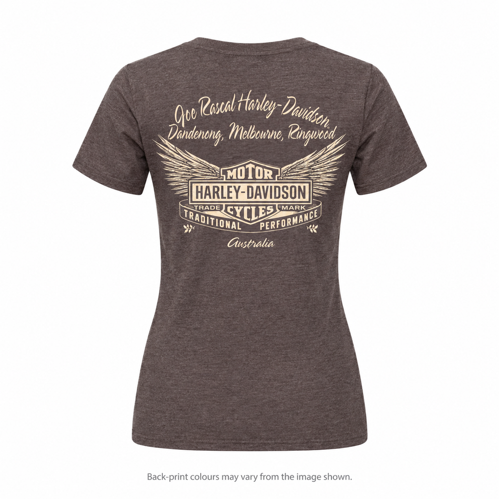 Harley-Davidson Huntress Women's Crew Neck T-Shirt - Nine Iron