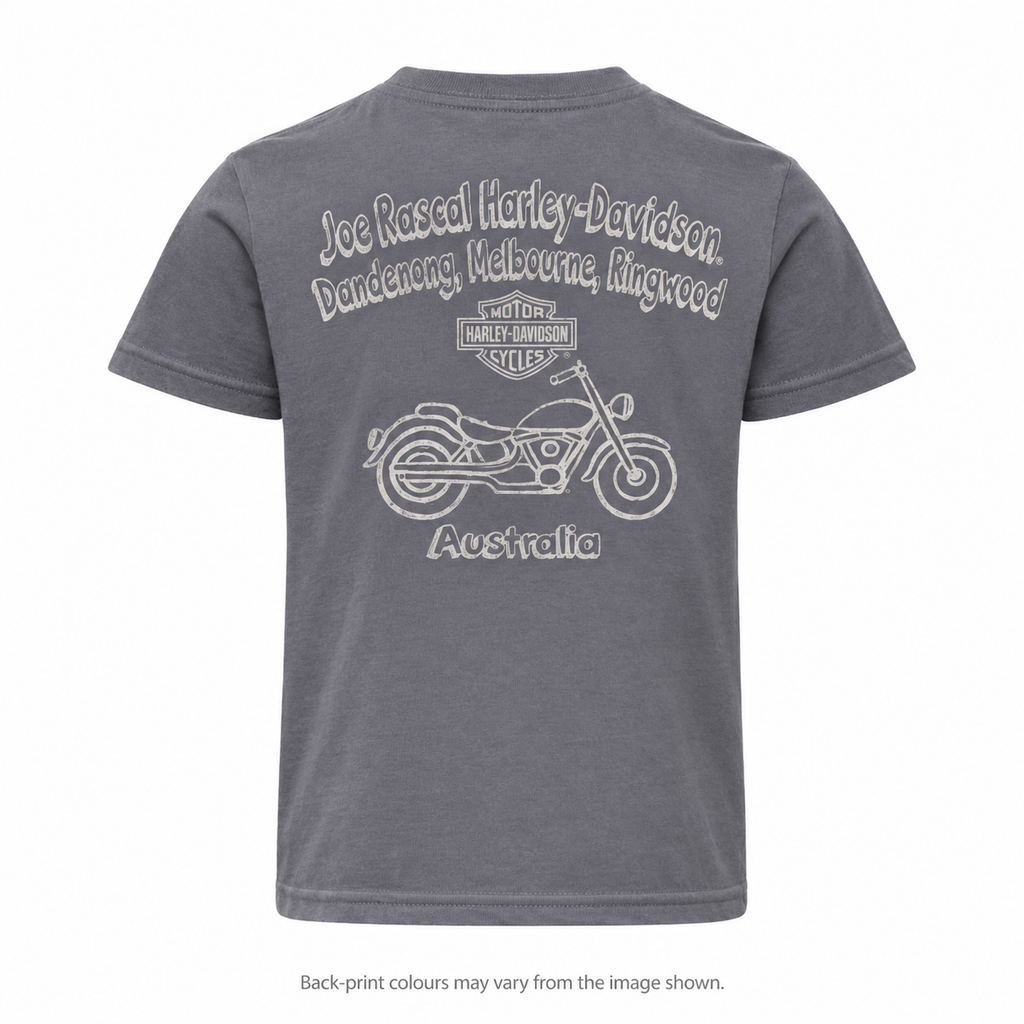 Harley-Davidson Rubble Kids' Short Sleeve T-Shirt - Charcoal