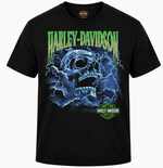 Harley-Davidson® Men's Cyclone Storm Skull T-Shirt | Black