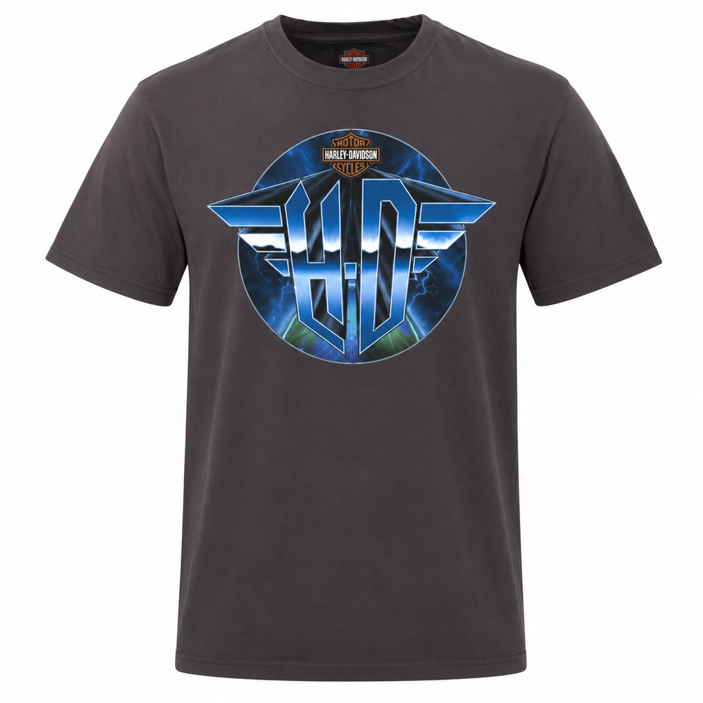 Harley-Davidson® Men's Chrome H-D T-Shirt | Charcoal