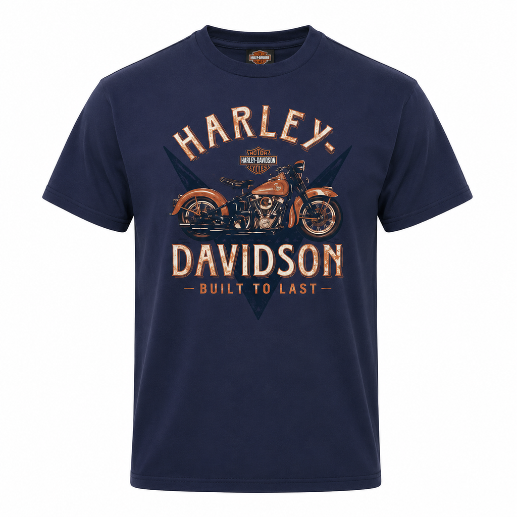 Harley-Davidson® Men's Grind Built to Last T-Shirt | Navy