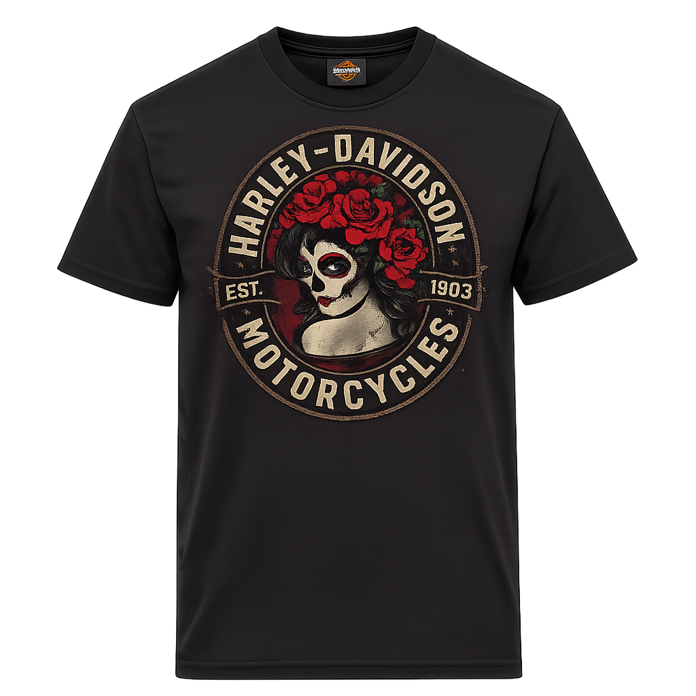 Harley-Davidson® Men's Calavera Day of the Dead T-Shirt | Black