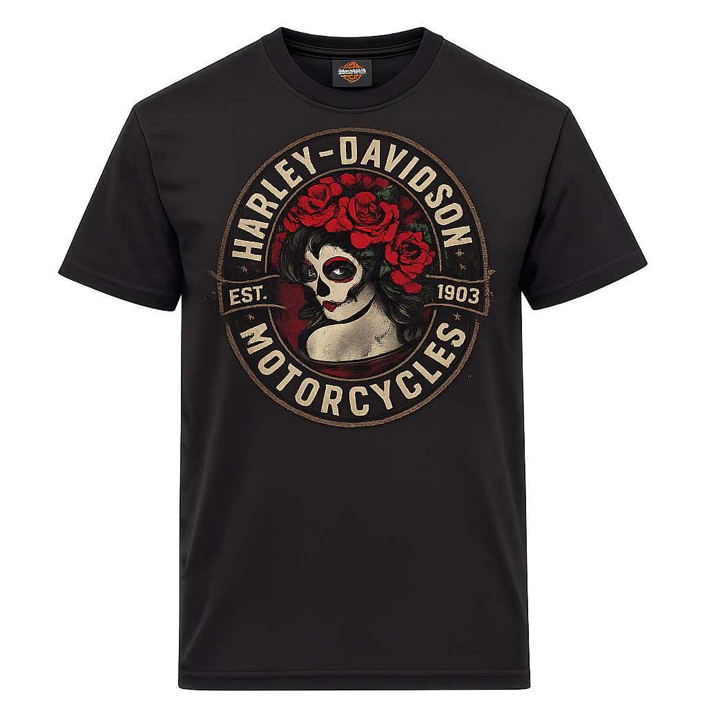 Harley-Davidson® Men's Calavera Day of the Dead T-Shirt | Black