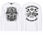 Joe Rascal X Harley-Davidson Mens Aviator Long Sleeve Tee