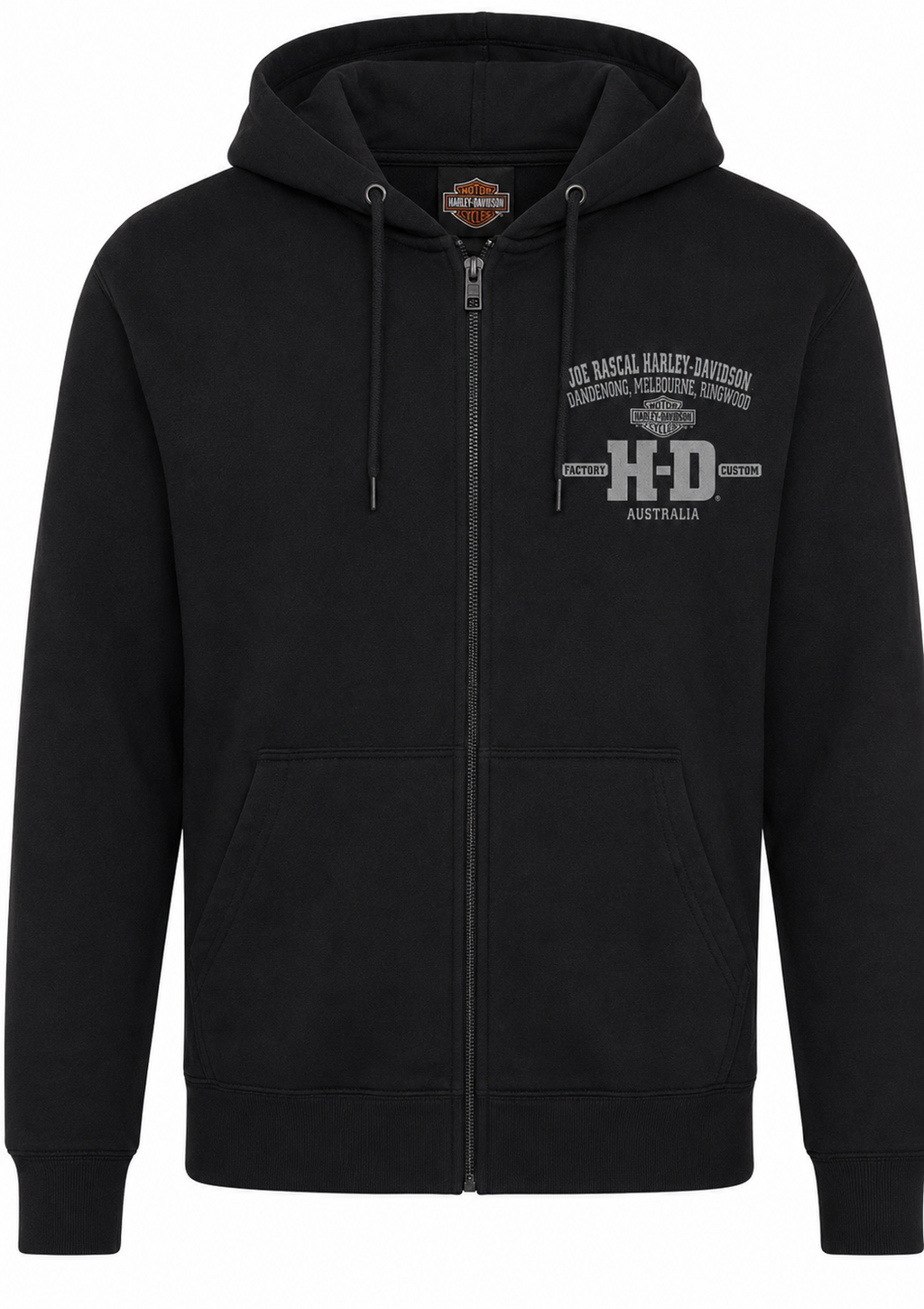 Joe Rascal X Harley-Davidson Mens Inscribe Zip Hood