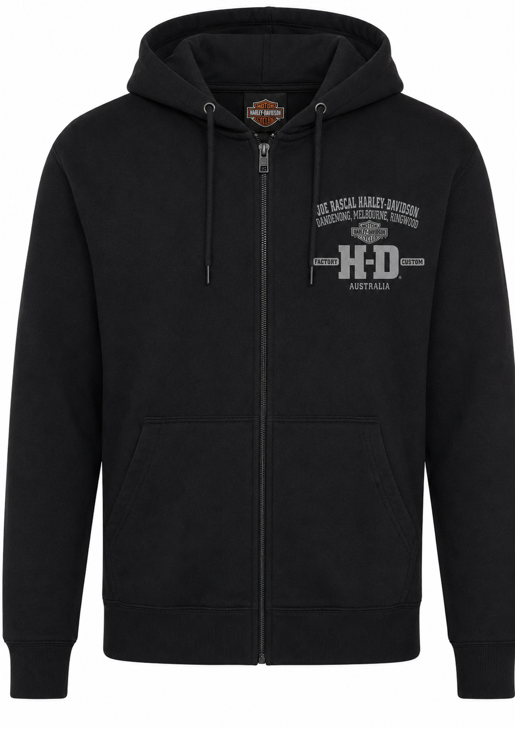 Joe Rascal X Harley-Davidson Mens Inscribe Zip Hood