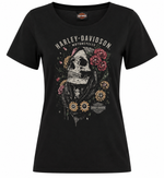 Harley-Davidson® Women's Coronet Scoop Neck T-Shirt | Black