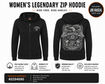 Harley-Davidson® Women's Legendary Zip Hoodie | Black