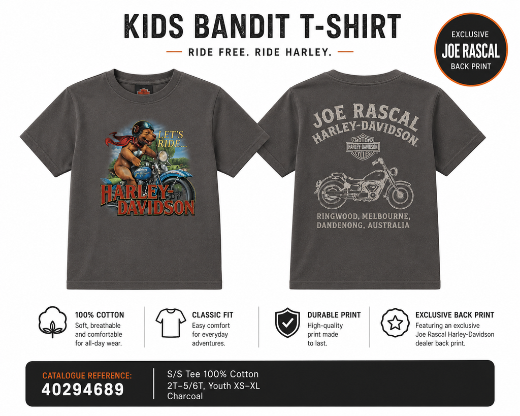 Harley-Davidson Kids Bandit Short Sleeve Tee