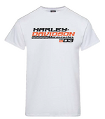 Joe Rascal x Harley-Davidson® Drag Short Sleeve T-Shirt – White