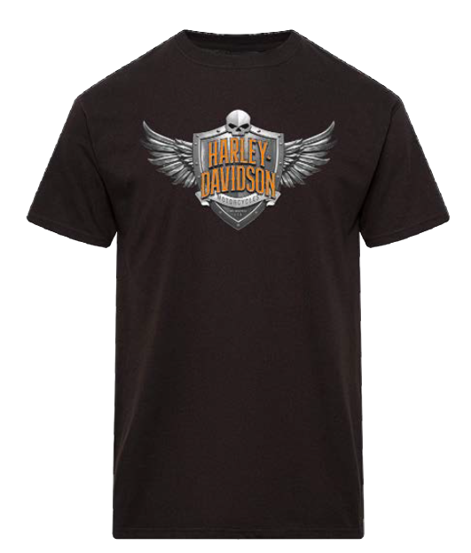 Joe Rascal x Harley-Davidson® Empire Short Sleeve T-Shirt – Black