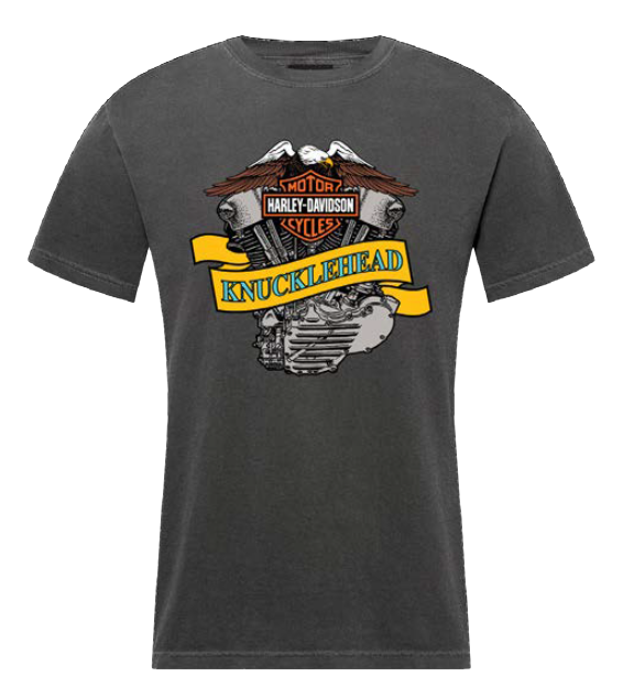 Joe Rascal x Harley-Davidson® Knucklehead Short Sleeve T-Shirt – Pepper