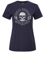 Joe Rascal x Harley-Davidson® Commando Women’s Short Sleeve T-Shirt – Navy