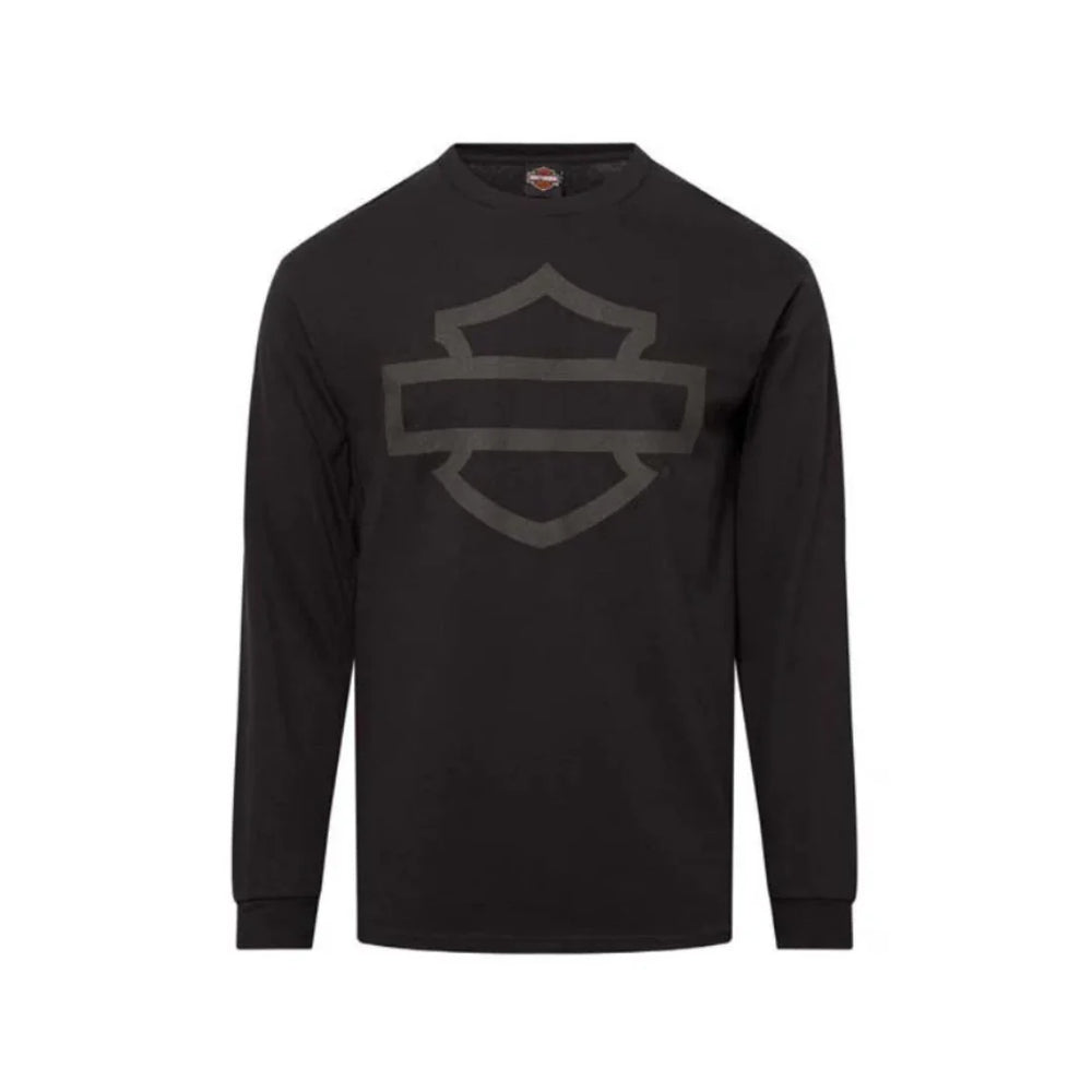 Joe Rascal X Harley-Davidson Open Bar and Shield Long Sleeve Tee - Black