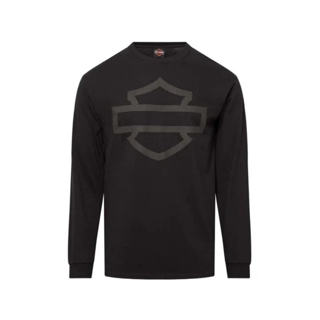 Joe Rascal X Harley-Davidson Open Bar and Shield Long Sleeve Tee - Black