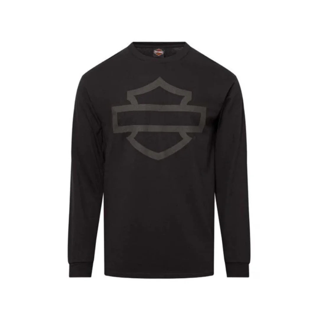 Joe Rascal X Harley-Davidson Open Bar and Shield Long Sleeve Tee - Black