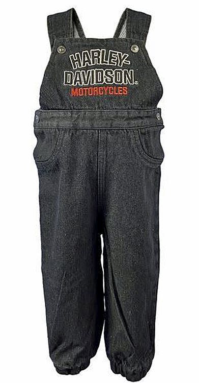 HARLEY-DAVIDSON YOUTH UNISEX EMBROIDERED H-D DENIM OVERALL