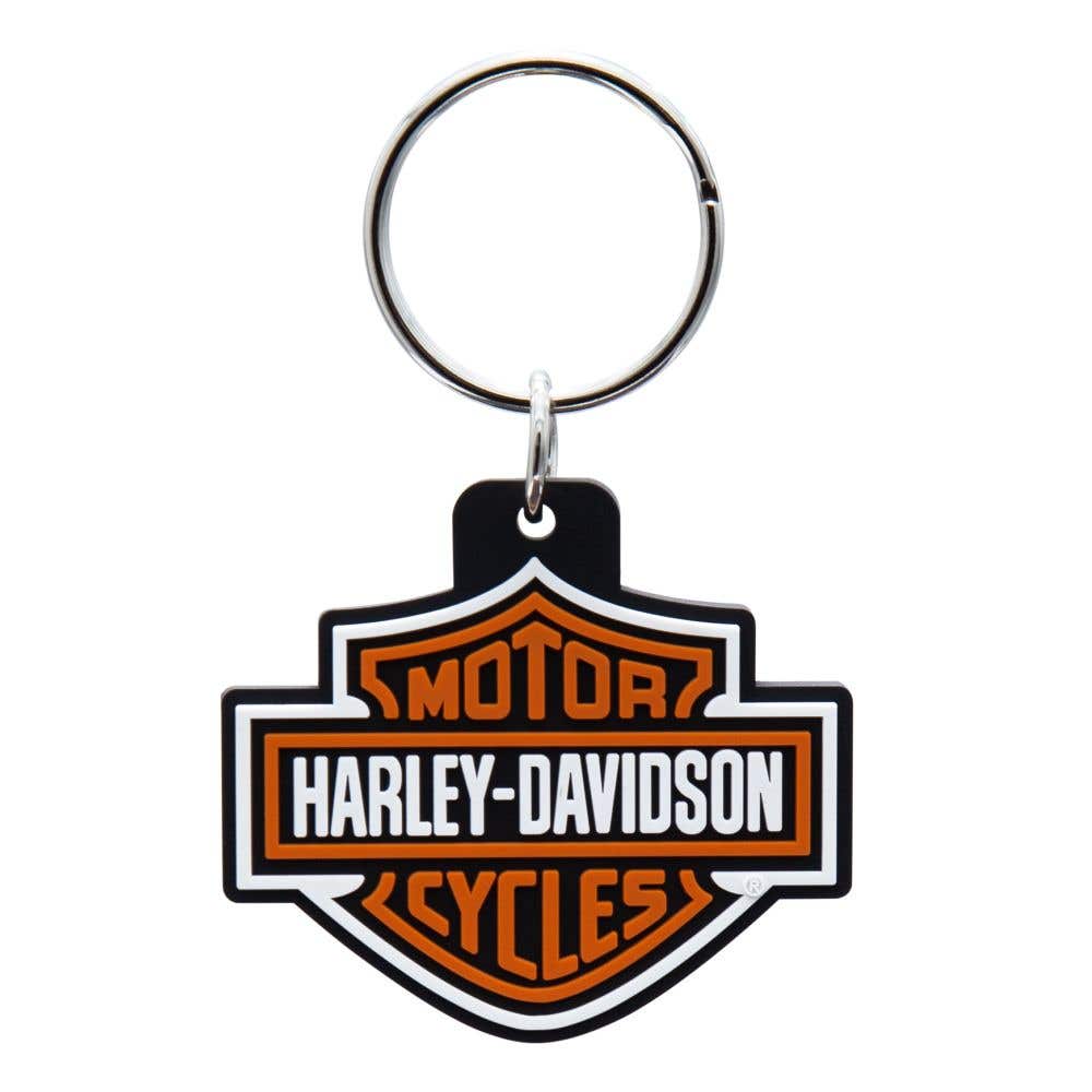 HARLEY-DAVIDSON KEY CHAIN PVC B&S