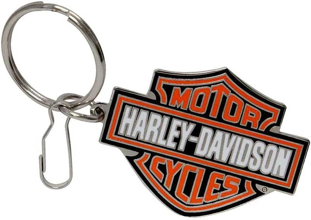 HARLEY-DAVIDSON KEY CHAIN ENAMEL BAR & SHIELD