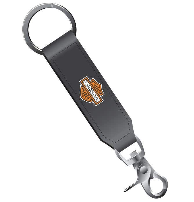 HARLEY-DAVIDSON KEY CHAIN STRAP BAR & SHIELD