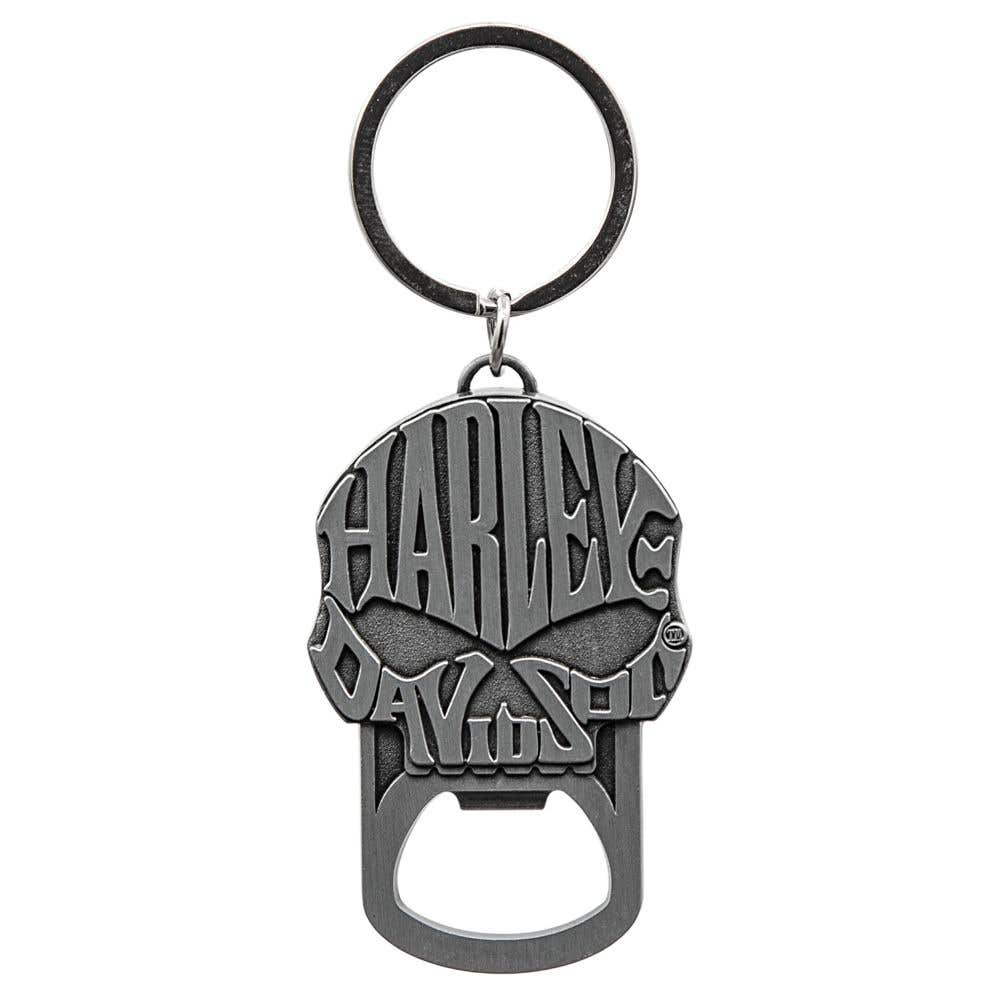 HARLEY-DAVIDSON KEY CHAIN SKULL BOTTLE OPENER