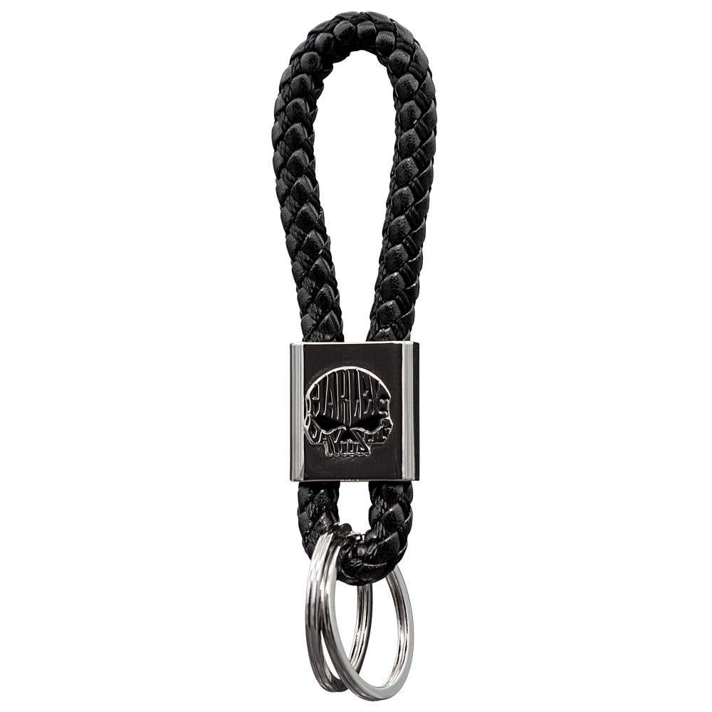 HARLEY-DAVIDSON KEY CHAIN SKULL VINYL BRAID