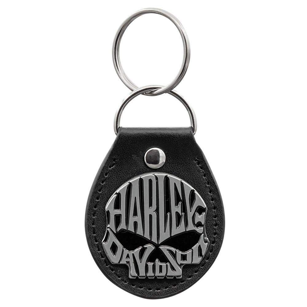 HARLEY-DAVIDSON KEY CHAIN H-D SKULL VINYL FOB