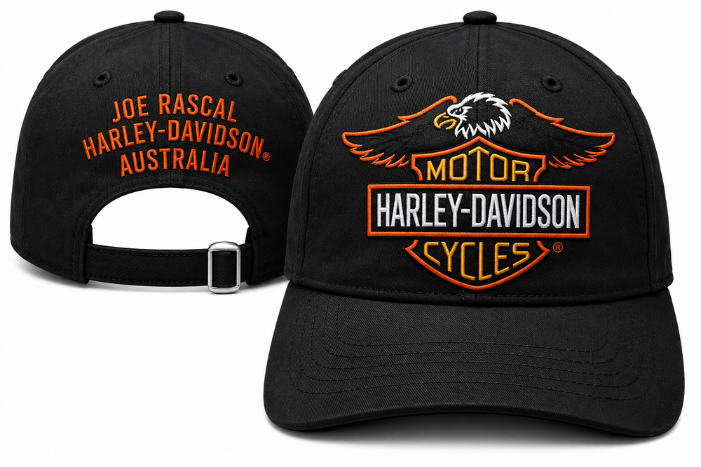 Harley-Davidson Neon Eagle Bar & Shield Cap