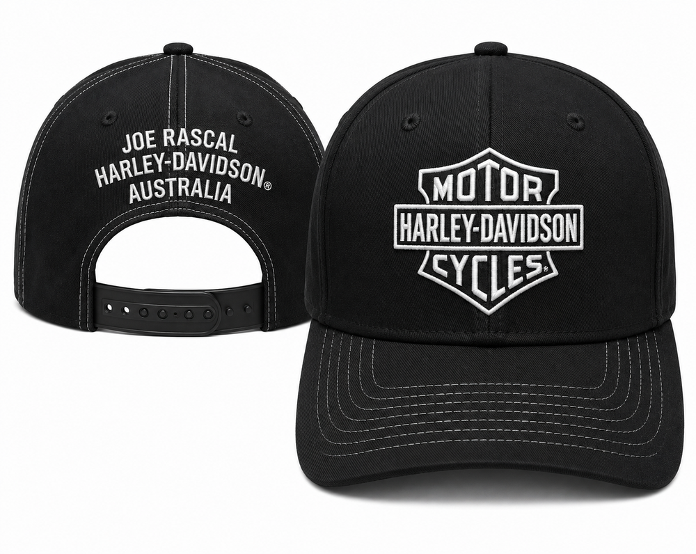 Harley-Davidson Archetype Bar & Shield Black Snapback Hat