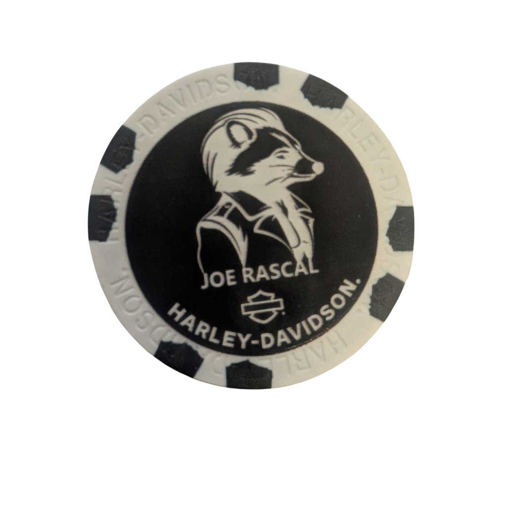 Joe Rascal x Harley-Davidson Collectable Dealer Poker Chip